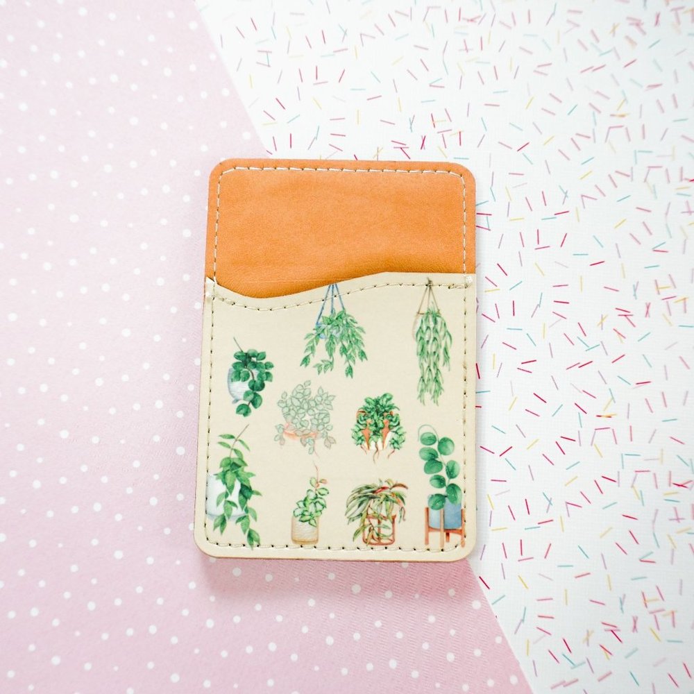 Hoya Plants Single Pocket Stick On Card Holder